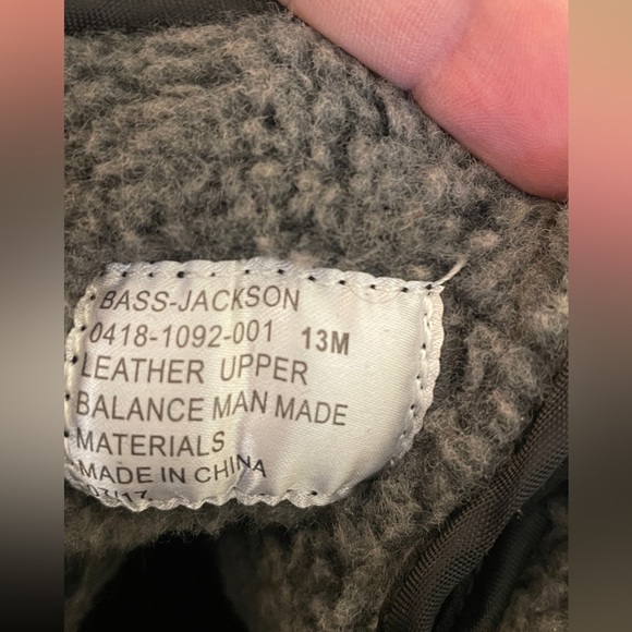 Bass Jackson Duck Boots.  Lined, size 13M - Picture 4 of 7